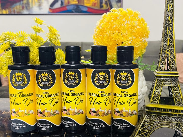 ( Pack of 2) Organic Hair Oil (100% Herbal & Chemical Free)