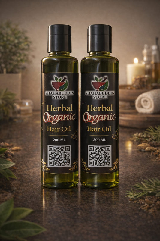 ( Pack of 2) Organic Hair Oil (100% Herbal & Chemical Free)