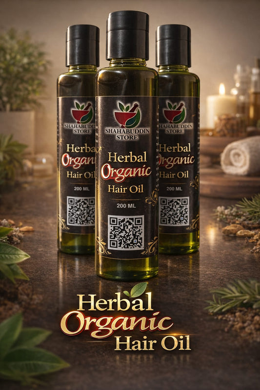 ( Pack of 3) Organic Hair Oil (100% Herbal & Chemical Free)