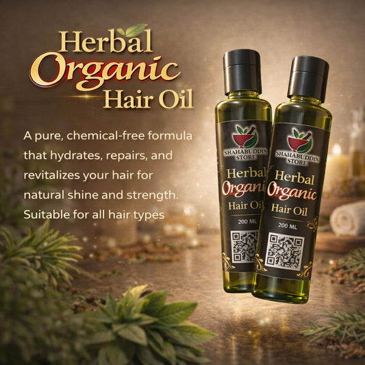 Organic Hair Oil (100% Herbal & Chemical Free)