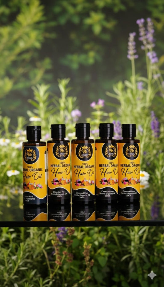 ( Pack of 2) Organic Hair Oil (100% Herbal & Chemical Free)